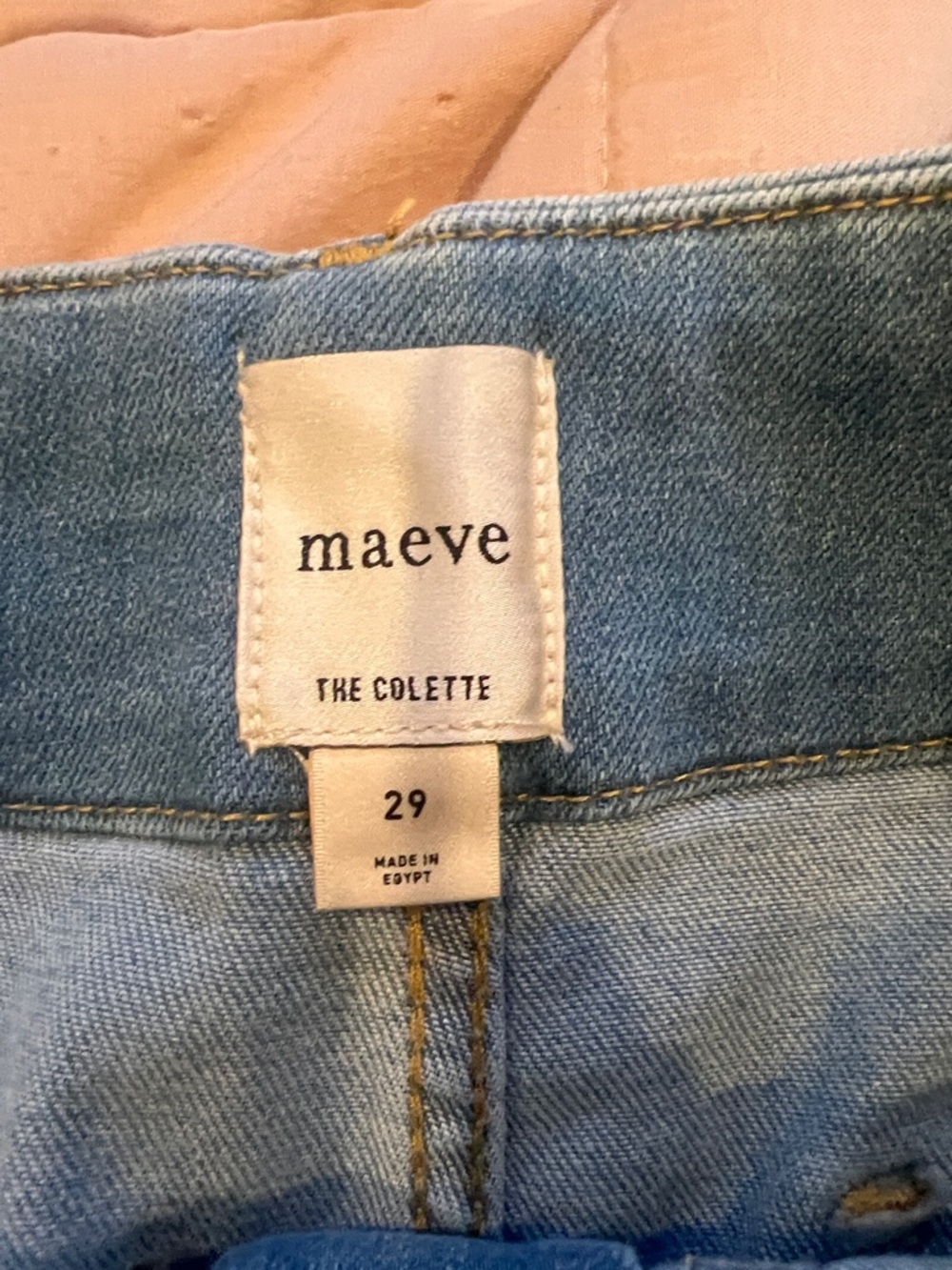 Maeve Colette Crop high rise wide leg jeans, Size 29 - Picture 9 of 12